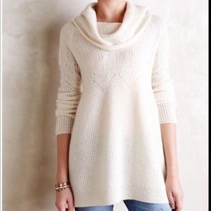Anthropologie Knitted & Knotted Cashmere cowlneck
